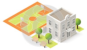 Vector isometric school