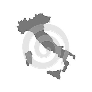 Vector Italy map