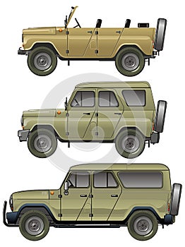 Vector Jeeps set