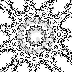 Vector kaleidoscopic pattern