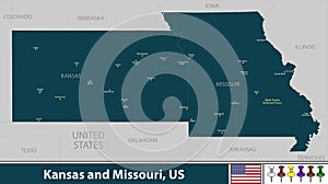 Kansas and Missouri, United States
