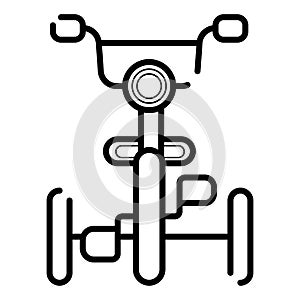 Vector kids tricycle icon