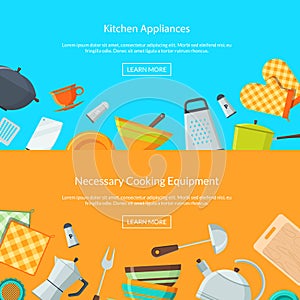 Vector kitchen utensils icons