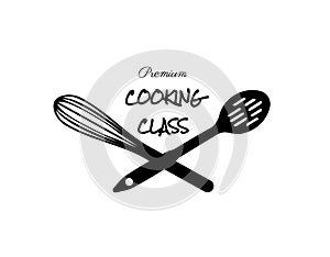 Vector Kitchen Utensils. Kitchen Logo.