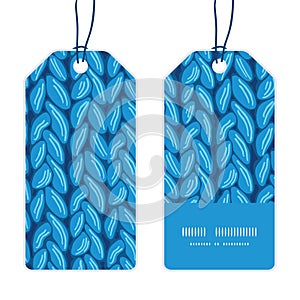 Vector knit sewater fabric horizontal texture