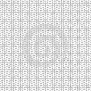 Vector knitted seamless pattern