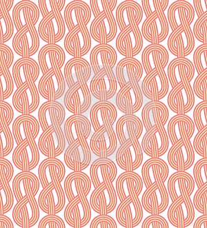 Vector knots seamless pattern