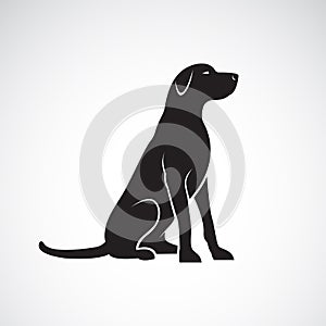 Vector of a labrador retriever dog isolated. Pet