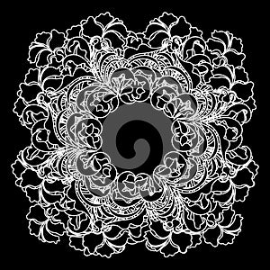 Vector lace pattern