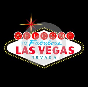 VECTOR: LasVegas sign at night (EPS format available)