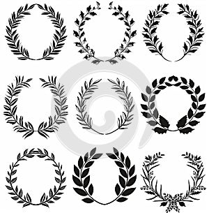 Vector Laurel Wreath icon