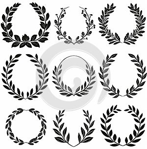 Vector Laurel Wreath icon