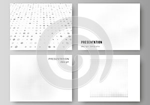 Vector layout of presentation slides design business templates, multipurpose template for presentation brochure