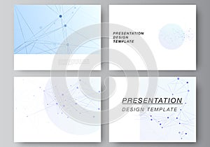 Vector layout of presentation slides design business templates, multipurpose template for presentation brochure