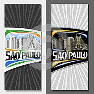 Vector layouts for Sao Paulo photo