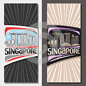 Vector layouts for Singapore photo