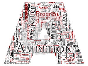 Vector leadership ambition or motivation letter