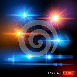 Vector Lens Flare Set photo