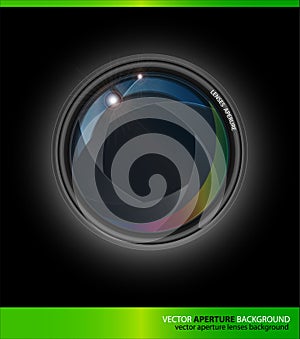 Vector Lenses Aperture Background photo