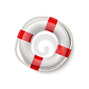 Vector life buoy safety ring lifeguard resqcuer photo