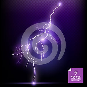 Vector Lightning special effect