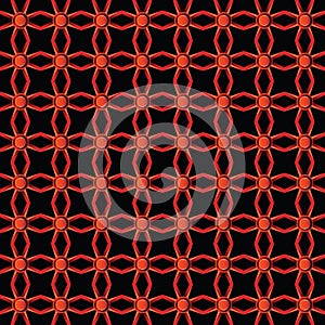 Vector line and angular red colors metal pattern