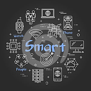 Chalk board concept - SMART