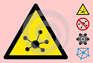 Vector Links Warning Triangle Sign Icon