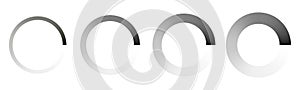 Vector Loading icons set