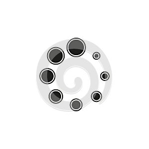 vector loading progress - computer graphic symbol isolated