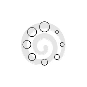 Vector loading progress - computer graphic