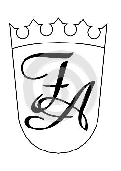 FA Logo Araldic Vectori