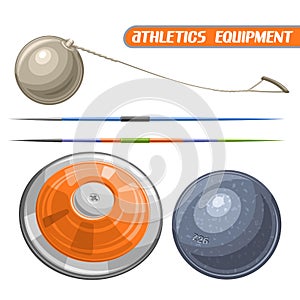 Vector logo for athletics equipment