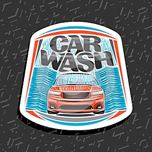 Vector logo for automatic Car Wash