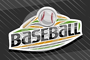 Vector logo for Baseball Sport