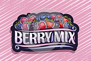 Vector logo for Berry Mix