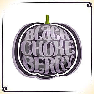 Vector logo for Black Chokeberry