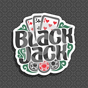 Vector logo Black Jack