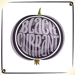 Vector logo for Blackcurrant