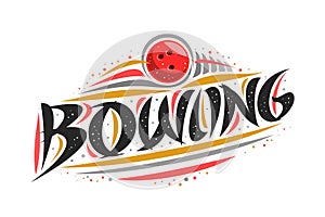 Vector logo for Bowling