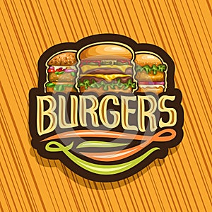 Vector logo for Burgers
