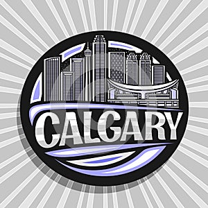 Vector logo for Calgary photo