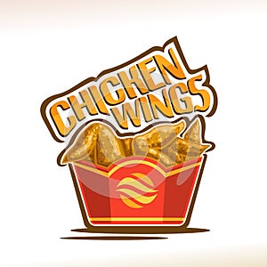 Vector logo for Chicken Wings