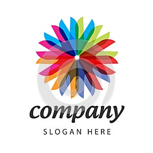 Spectral flower logo