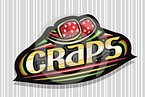 Vector logo for Craps Gamble