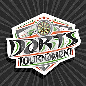 Vector logo for Darts Tournament
