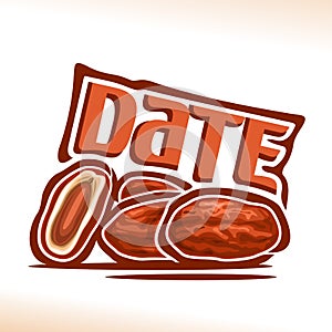 Vector logo Date Fruit