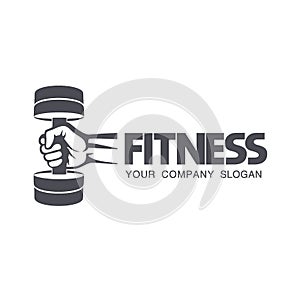 Vector logo design for fitness club