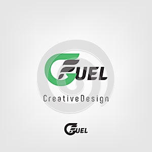 Vector logo design. Icon logo with the concept of green energy