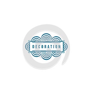 Vector logo design template for boutique, hotel, restaurant, jewelry. Luxury monogram. Decoration